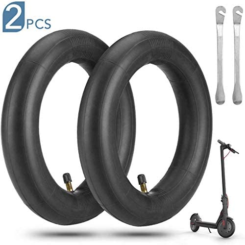 AGPTEK 2 Pneus Trottinette Electrique Xiaomi M365 8 1/2x2 avec 2 Leviers, Chambre à Air Scooter Electrique Increvable 1.8mm Remplacement de Pneu pour Roue Avant/Arrière