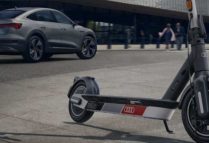 Audi electric kick scooter powered by Segway