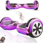 RangerBoard Hoverboard Enfant - 6,5" - Bluetooth - LED Coloré - Self Balancing Board Adulte - 700W - Smart Scooter Deux Roues - Skate Électrique Cadeaux Pas Cher - Certifié CE UL2272 - Violet Chromé - Urban Elec RangerBoard Hoverboard Enfant - 6,5" - Bluetooth - LED Coloré - Self Balancing Board Adulte - 700W - Smart Scooter Deux Roues - Skate Électrique Cadeaux Pas Cher - Certifié CE UL2272 - Violet Chromé