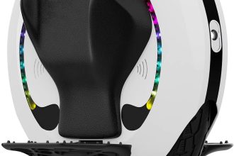 KINGSONG Gyroroue électrique KS-16S 840 Wh, Adulte,Blanche, Moteur 1200W, Autonomie jusqu'à 75km, bridée 35km/h, Pneu Gonflable 18”, Haut-Parleur et Bluetooth