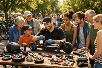 participez aux journées nationales de la réparation et donnez une seconde vie à votre trottinette électrique en la réparant plutôt qu'en la jetant. écologie et économie au rendez-vous !
