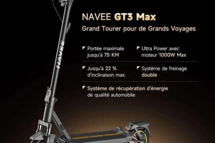 Test trottinette électrique NAVEE GT3 Max : avis complet et conseils d'achat Test trottinette électrique NAVEE GT3 Max : avis complet et conseils d'achat