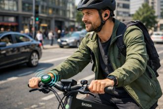 découvrez comment škoda innove en matière de sécurité cycliste grâce à une sonnette audible même quand vous portez des écouteurs, assurant ainsi une meilleure protection sur la route.