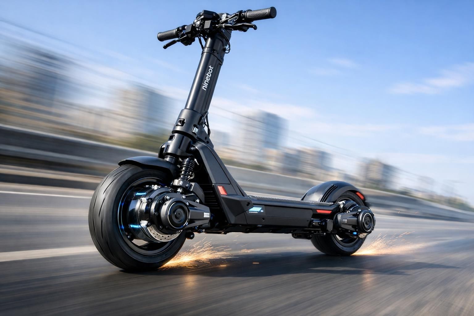 découvrez la trottinette à double moteur ninebot segway capable d'atteindre 70 km/h. analysez si la marque a vraiment perdu la raison avec cette innovation surprenante.