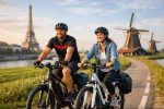 découvrez l'incroyable aventure à vélo électrique de monsieur flex et mélo, traversant l'europe de paris aux pays-bas. un voyage plein de découvertes, de rencontres et de paysages époustouflants.