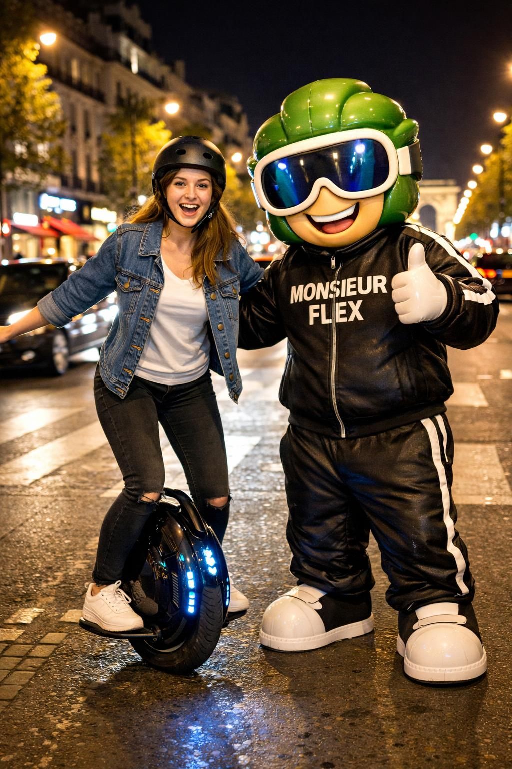 découvrez mélo, la complice de voyage idéale de monsieur flex, pour des aventures inoubliables et pleines de surprises.