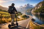 découvrez une aventure incroyable lors d'un road-trip inédit de la france à la norvège à bord d'une trottinette électrique e-twow, alliant liberté, découverte et performance.
