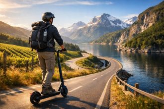 découvrez une aventure incroyable lors d'un road-trip inédit de la france à la norvège à bord d'une trottinette électrique e-twow, alliant liberté, découverte et performance.