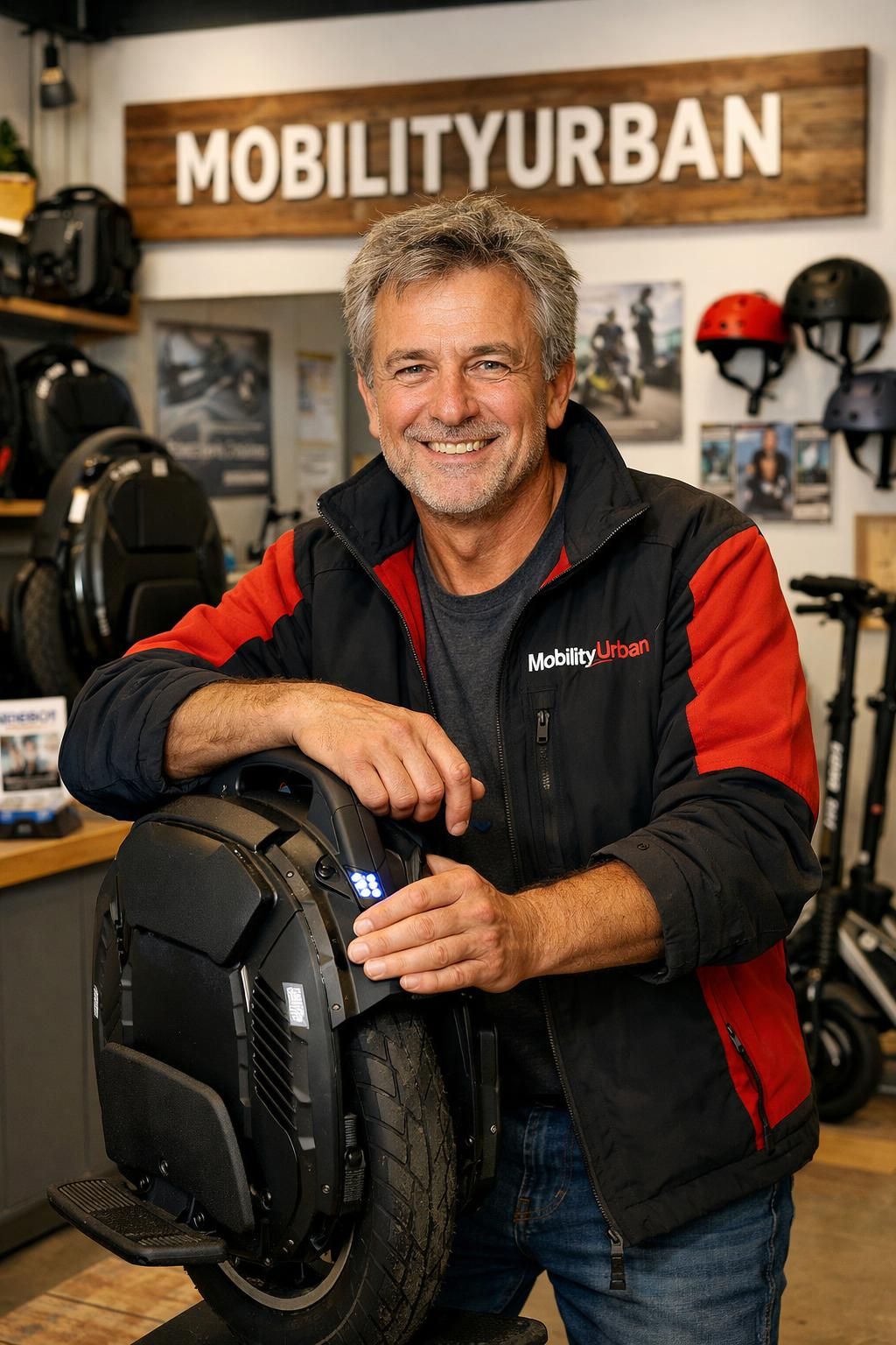 Portrait de Wheeler : Découvrez l'histoire derrière l'ouverture de son magasin MobilityUrban ! plongez dans l'histoire inspirante de wheeler et découvrez comment il a ouvert son magasin mobilityurban, dédié à la mobilité urbaine innovante.